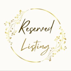 Reserved Listing for @happyhappu121. Please do not buy!